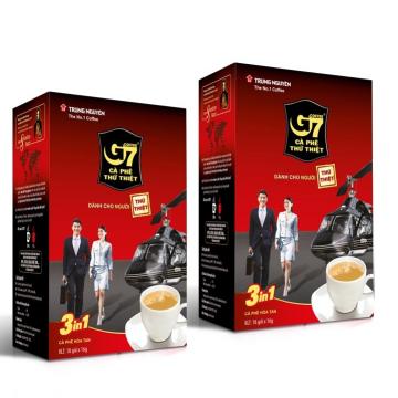 Cà phê Trung Nguyên G7 hòa tan Hộp 18 gói x 16gr (3in1)