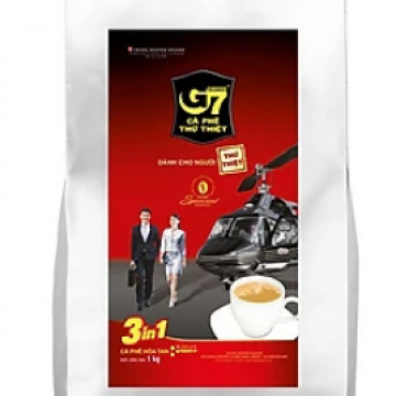 Cà phê sữa hòa tan G7 3in1 bịch 1kg Cà phê sữa hòa tan G7 3in1 bịch 1kg