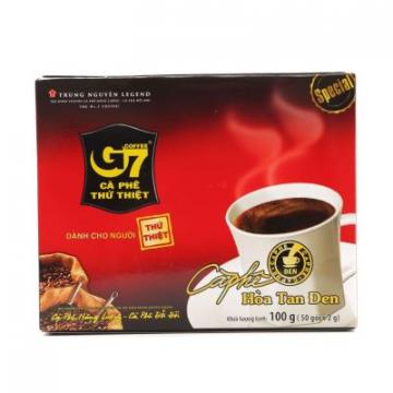 Cà phê Trung Nguyên G7 Hòa Tan Đen Hộp 50 gói x 2gr